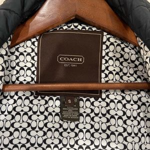 Coach quilted fall coat